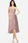 ColsBM Kasey Nectar Pink Classic Sweetheart Sleeveless Zip up Hi-Lo Plus Size Bridesmaid Dresses