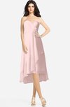ColsBM Kasey Pastel Pink Classic Sweetheart Sleeveless Zip up Hi-Lo Plus Size Bridesmaid Dresses