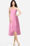 ColsBM Kasey Pink Classic Sweetheart Sleeveless Zip up Hi-Lo Plus Size Bridesmaid Dresses