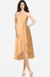ColsBM Kasey Salmon Buff Classic Sweetheart Sleeveless Zip up Hi-Lo Plus Size Bridesmaid Dresses