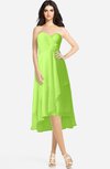 ColsBM Kasey Sharp Green Classic Sweetheart Sleeveless Zip up Hi-Lo Plus Size Bridesmaid Dresses