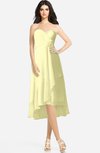 ColsBM Kasey Wax Yellow Classic Sweetheart Sleeveless Zip up Hi-Lo Plus Size Bridesmaid Dresses