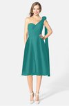 ColsBM Mattie Emerald Green Classic A-line Sweetheart Sleeveless Knee Length Ruching Bridesmaid Dresses