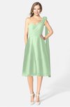 ColsBM Mattie Light Green Classic A-line Sweetheart Sleeveless Knee Length Ruching Bridesmaid Dresses