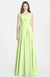 ColsBM Nala Butterfly Simple Wide Square Sleeveless Zip up Chiffon Floor Length Bridesmaid Dresses