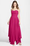 ColsBM Briana Beetroot Purple Gorgeous Princess Sweetheart Sleeveless Asymmetric Bridesmaid Dresses