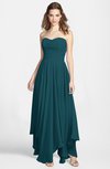 ColsBM Briana Blue Green Gorgeous Princess Sweetheart Sleeveless Asymmetric Bridesmaid Dresses