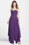 ColsBM Briana Dark Purple Gorgeous Princess Sweetheart Sleeveless Asymmetric Bridesmaid Dresses