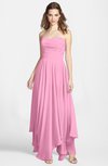 ColsBM Briana Pink Gorgeous Princess Sweetheart Sleeveless Asymmetric Bridesmaid Dresses