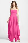 ColsBM Briana Rose Pink Gorgeous Princess Sweetheart Sleeveless Asymmetric Bridesmaid Dresses