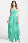 ColsBM Briana Seafoam Green Gorgeous Princess Sweetheart Sleeveless Asymmetric Bridesmaid Dresses