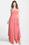 ColsBM Briana Shell Pink Gorgeous Princess Sweetheart Sleeveless Asymmetric Bridesmaid Dresses