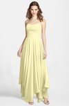 ColsBM Briana Soft Yellow Gorgeous Princess Sweetheart Sleeveless Asymmetric Bridesmaid Dresses