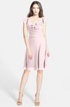 ColsBM Liliana Petal Pink Modern A-line Wide Square Chiffon Knee Length Bridesmaid Dresses