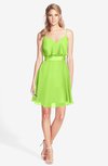 ColsBM Rosemary Bright Green Gorgeous Fit-n-Flare Sleeveless Chiffon Sweep Train Bridesmaid Dresses