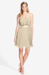 ColsBM Rosemary Champagne Gorgeous Fit-n-Flare Sleeveless Chiffon Sweep Train Bridesmaid Dresses