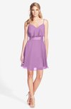 ColsBM Rosemary Orchid Gorgeous Fit-n-Flare Sleeveless Chiffon Sweep Train Bridesmaid Dresses