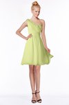 ColsBM Kenia Lime Sherbet Luxury Fit-n-Flare Sleeveless Zip up Sweep Train Bridesmaid Dresses