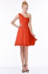 ColsBM Kenia Tangerine Tango Luxury Fit-n-Flare Sleeveless Zip up Sweep Train Bridesmaid Dresses