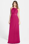 ColsBM Leah Beetroot Purple Luxury A-line Sleeveless Zip up Chiffon Floor Length Bridesmaid Dresses