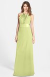 ColsBM Leah Lime Green Luxury A-line Sleeveless Zip up Chiffon Floor Length Bridesmaid Dresses