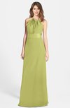 ColsBM Leah Linden Green Luxury A-line Sleeveless Zip up Chiffon Floor Length Bridesmaid Dresses