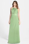 ColsBM Leah Sage Green Luxury A-line Sleeveless Zip up Chiffon Floor Length Bridesmaid Dresses