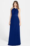 ColsBM Leah Sodalite Blue Luxury A-line Sleeveless Zip up Chiffon Floor Length Bridesmaid Dresses
