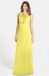 ColsBM Leah Yellow Iris Luxury A-line Sleeveless Zip up Chiffon Floor Length Bridesmaid Dresses