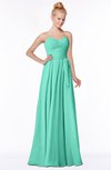 ColsBM Brooke Seafoam Green  Sweetheart Zip up Floor Length Ruching Bridesmaid Dresses