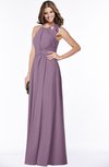 ColsBM Alison Valerian Glamorous A-line Zip up Chiffon Floor Length Pleated Bridesmaid Dresses