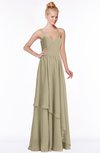 ColsBM Allison Candied Ginger Gorgeous Sleeveless Zip up Floor Length Ruching Bridesmaid Dresses