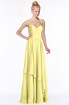ColsBM Allison Daffodil Gorgeous Sleeveless Zip up Floor Length Ruching Bridesmaid Dresses
