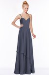 ColsBM Allison Nightshadow Blue Gorgeous Sleeveless Zip up Floor Length Ruching Bridesmaid Dresses