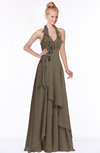 ColsBM Jade Otter Glamorous Fit-n-Flare Halter Sleeveless Floor Length Bridesmaid Dresses