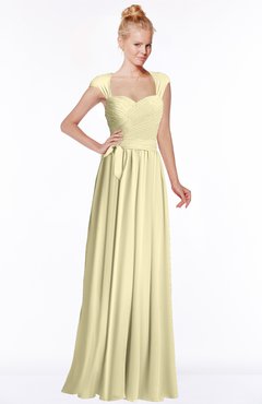 ColsBM Anna Anise Flower Modest Sleeveless Half Backless Chiffon Floor Length Bridesmaid Dresses