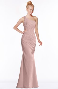 ColsBM Michelle Blush Pink Simple A-line Sleeveless Chiffon Floor Length Bridesmaid Dresses