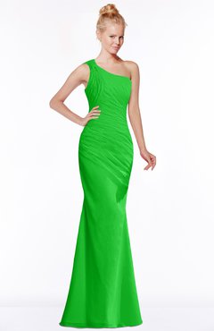 ColsBM Michelle Classic Green Simple A-line Sleeveless Chiffon Floor Length Bridesmaid Dresses