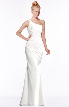 ColsBM Michelle Cloud White Simple A-line Sleeveless Chiffon Floor Length Bridesmaid Dresses