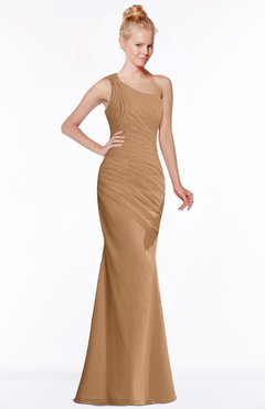 ColsBM Michelle Light Brown Simple A-line Sleeveless Chiffon Floor Length Bridesmaid Dresses