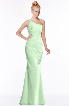 ColsBM Michelle Light Green Simple A-line Sleeveless Chiffon Floor Length Bridesmaid Dresses