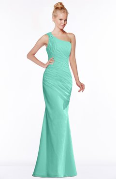ColsBM Michelle Mint Green Simple A-line Sleeveless Chiffon Floor Length Bridesmaid Dresses
