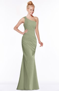 ColsBM Michelle Moss Green Simple A-line Sleeveless Chiffon Floor Length Bridesmaid Dresses