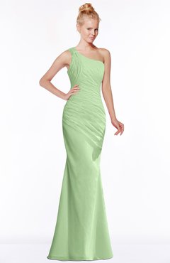 ColsBM Michelle Sage Green Simple A-line Sleeveless Chiffon Floor Length Bridesmaid Dresses
