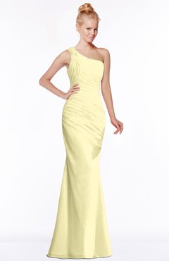 ColsBM Michelle Soft Yellow Simple A-line Sleeveless Chiffon Floor Length Bridesmaid Dresses