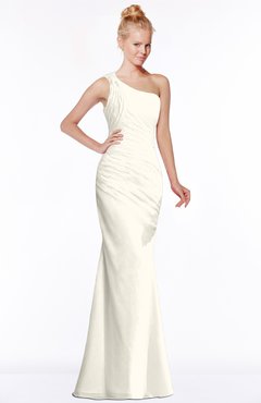 ColsBM Michelle Whisper White Simple A-line Sleeveless Chiffon Floor Length Bridesmaid Dresses