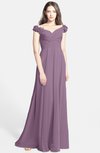 ColsBM Carolina Mauve Gorgeous Fit-n-Flare Off-the-Shoulder Sleeveless Zip up Chiffon Bridesmaid Dresses