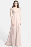 ColsBM Carolina Silver Peony Gorgeous Fit-n-Flare Off-the-Shoulder Sleeveless Zip up Chiffon Bridesmaid Dresses