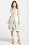 ColsBM Ariadne Ivory Gorgeous A-line Sleeveless Zip up Chiffon Knee Length Bridesmaid Dresses