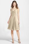 ColsBM Ariadne Novelle Peach Gorgeous A-line Sleeveless Zip up Chiffon Knee Length Bridesmaid Dresses